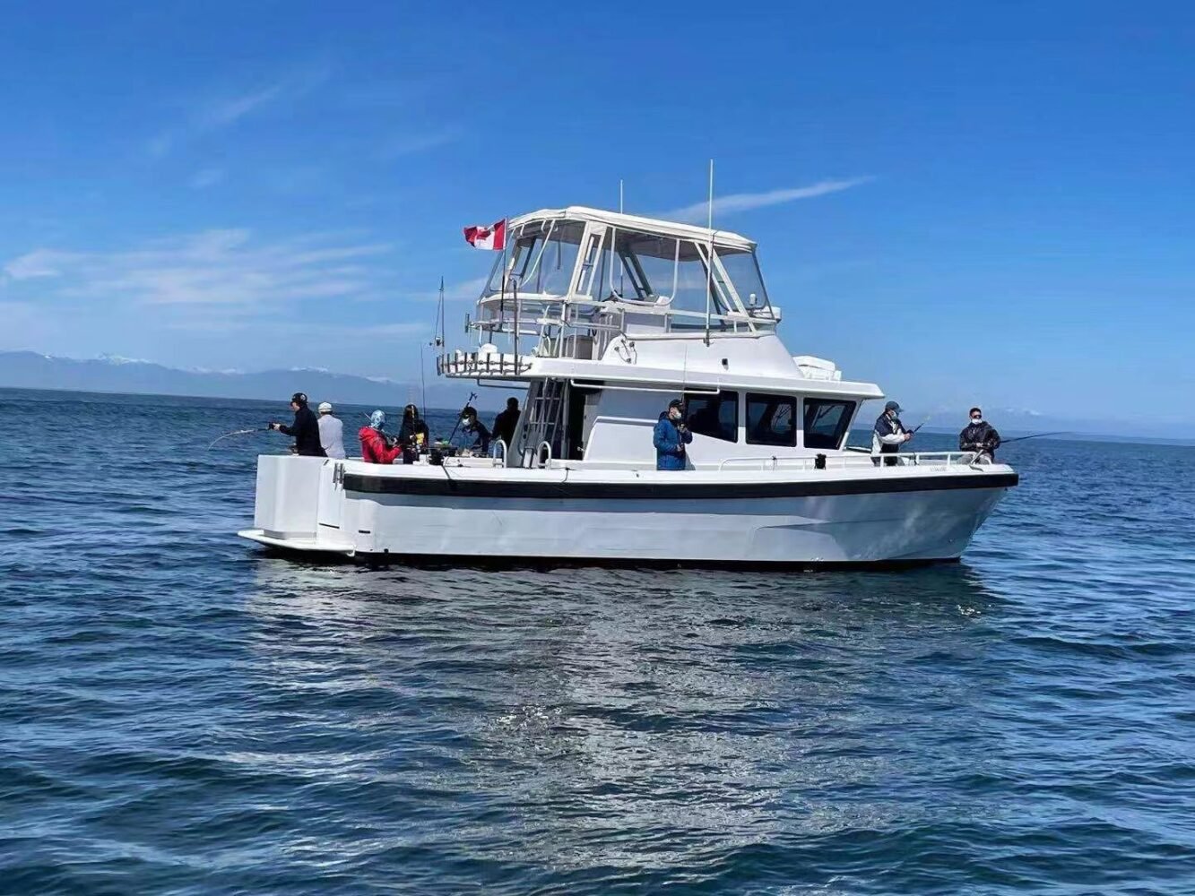Fishing Charter Vancouver, 40 ft boat, 12 guests