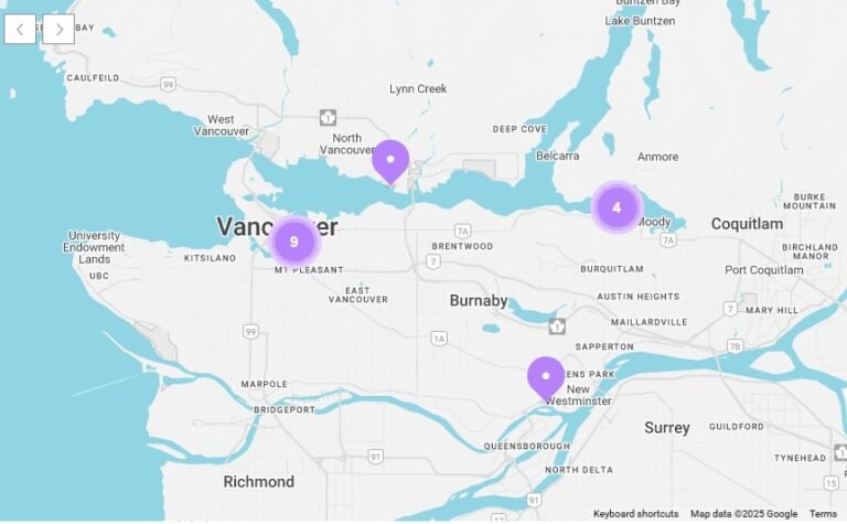Renthese Boat Rentals Map